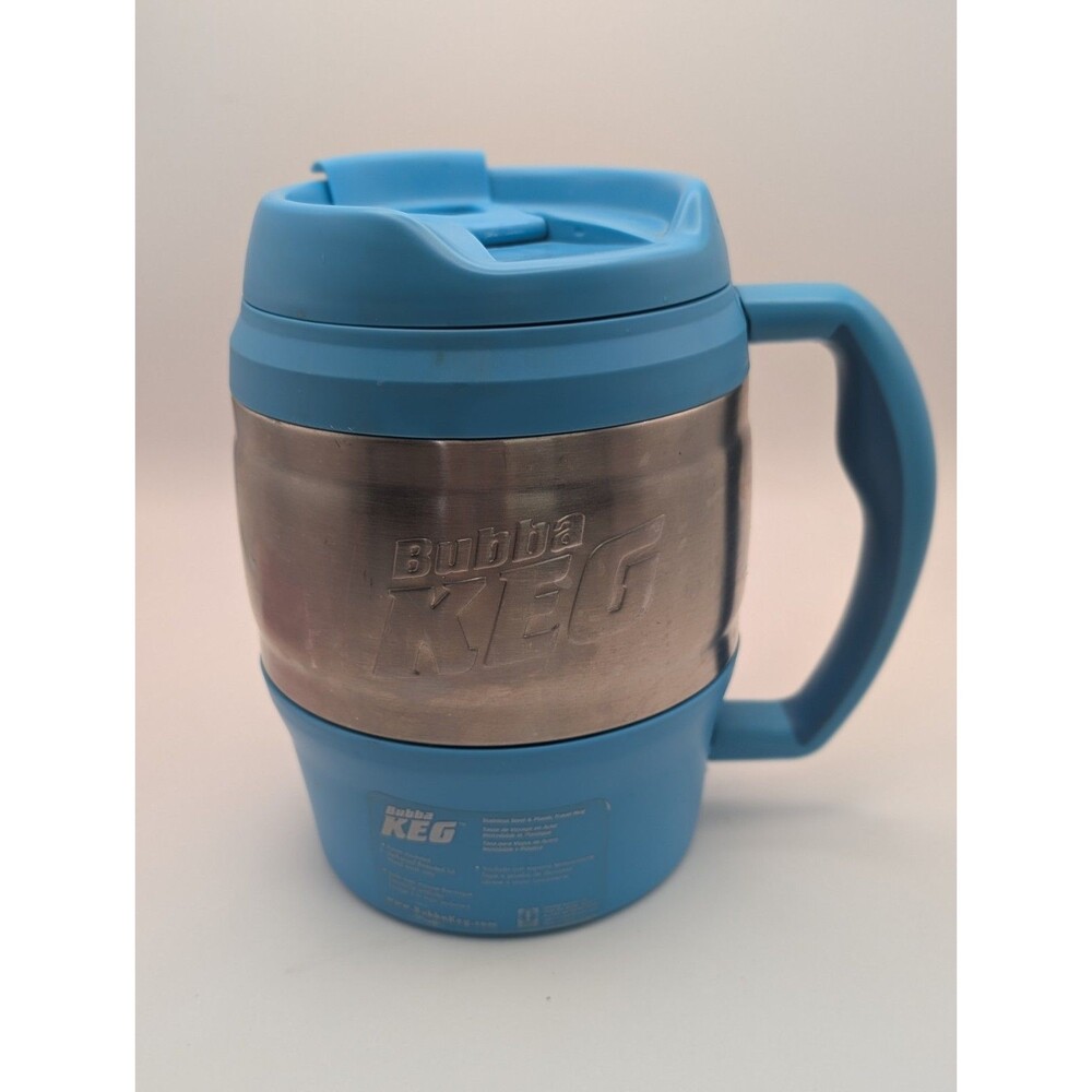 Bubba Keg 52 Oz Blue and Chrome Stainless Steel Insulated Travel Mug